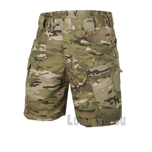 Kalhoty HELIKON krátké UTS, 8.5 NyCo Ripstop BTP Multicam